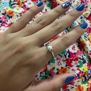 Retired Pandora Pearl Ring